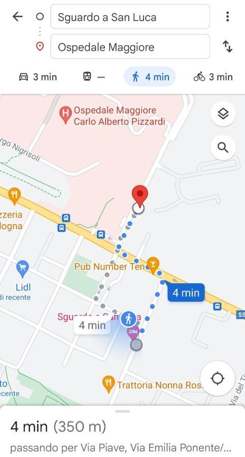 בולוניה Sguardo A San Luca Apartment מראה חיצוני תמונה
