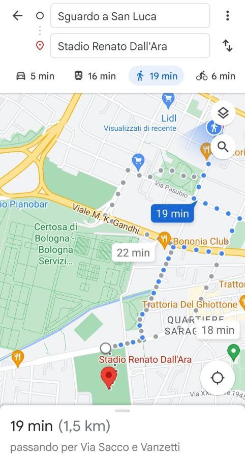 בולוניה Sguardo A San Luca Apartment מראה חיצוני תמונה