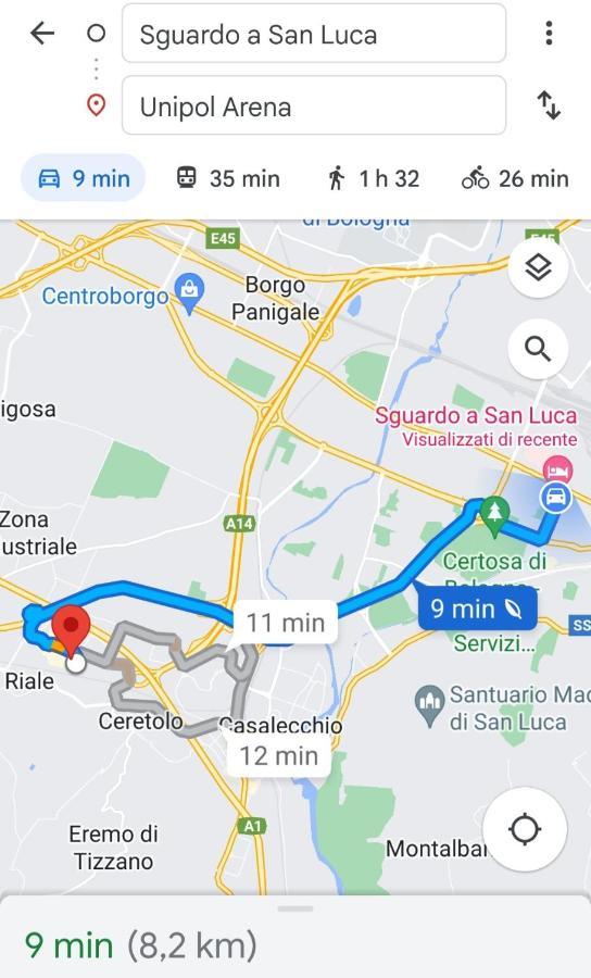 בולוניה Sguardo A San Luca Apartment מראה חיצוני תמונה